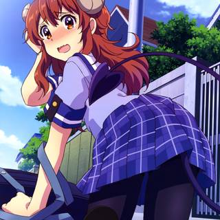 Machikado Mazoku wallpaper