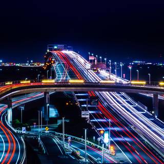 Line lights wallpaper