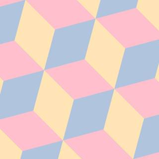 Pink and yellow wallpaper