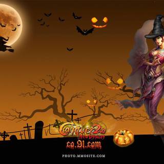 Witch Halloween wallpaper