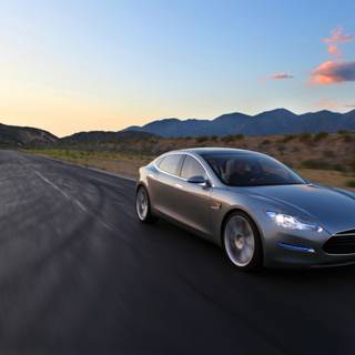 Tesla Model S Electric car wallpaper