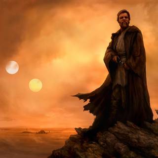 Anakin Skywalker and Obi-Wan Kenobi wallpaper