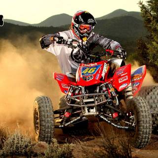 ATV drifting wallpaper