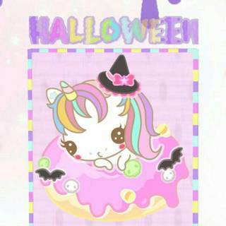 Unicorn Halloween wallpaper