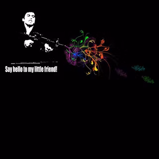 Say Hello To My Little Friend wallpaper