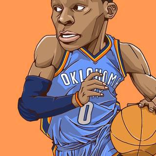 Cartoon basketball wallpaper