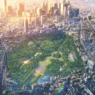 Kotonoha no Niwa wallpaper