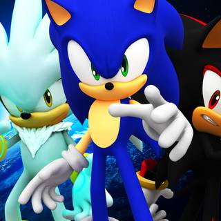Sonic and Shadow wallpaper