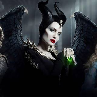 Maleficent Mistress of Evil Angelina Jolie wallpaper