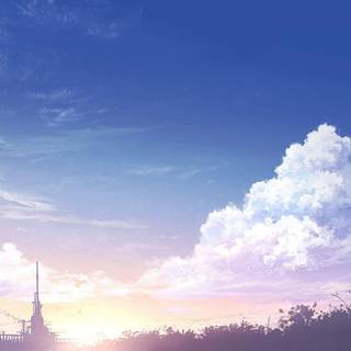 Relaxing anime wallpaper