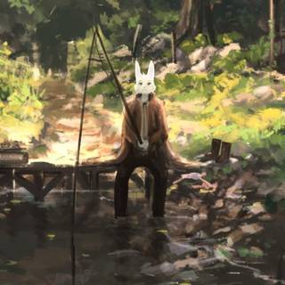 Relaxing anime wallpaper