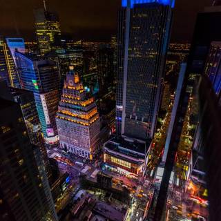 Modern architecture night wallpaper