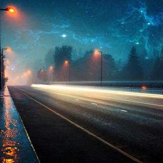 Road aesthetic landscape wallpaper