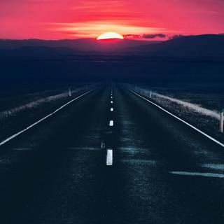 Road aesthetic landscape wallpaper