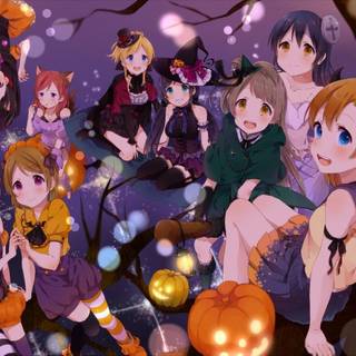 Halloween love wallpaper