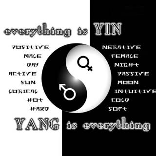 Nature Yin Yang wallpaper
