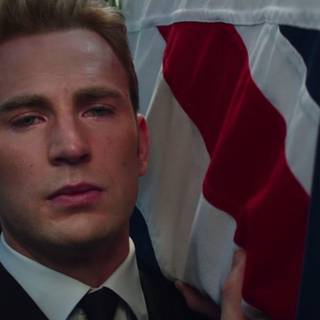 Captain America and Peggy Carter wallpaper