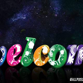 Welcoming wallpaper