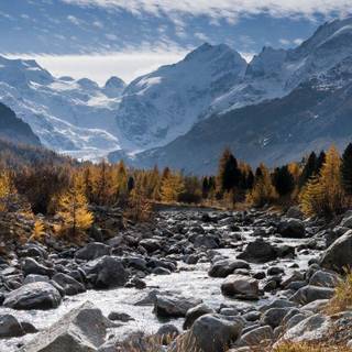 Church mountains wallpaper