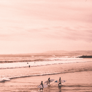 Pink sea aesthetic wallpaper