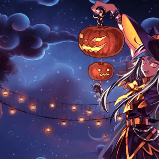 Manga Halloween wallpaper