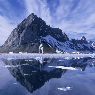 Ice mountain wallpaper