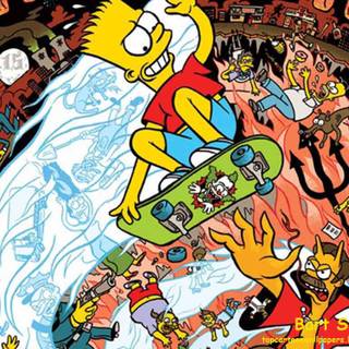 Bart Simpson high wallpaper