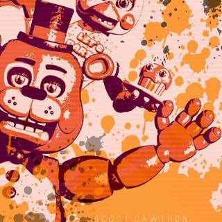 Galaxy Five Nights At Freddy wallpaper