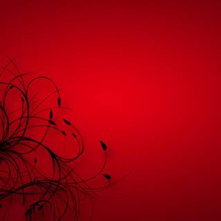 Red on red wallpaper