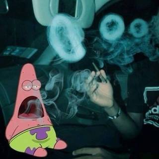 Weed Spongebob wallpaper