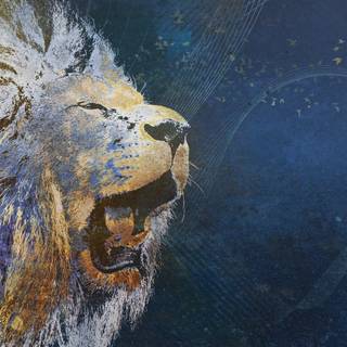 Lion art wallpaper