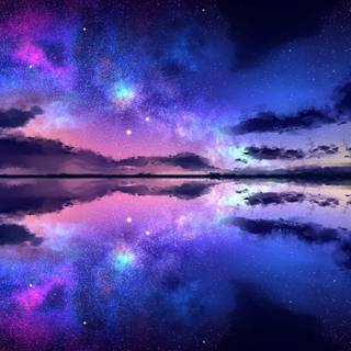 Night scenery wallpaper