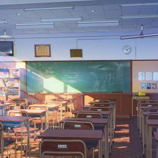 School anime wallpaper