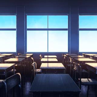 School anime wallpaper