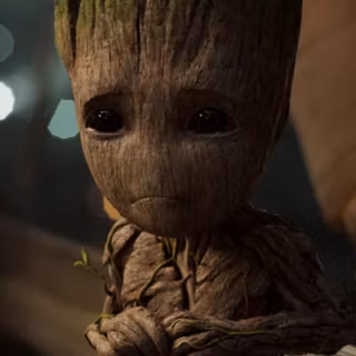 Crying Groot wallpaper