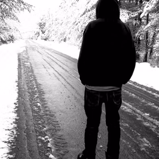 Boy shadow wallpaper