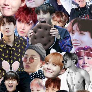 BTS collage wallpaper