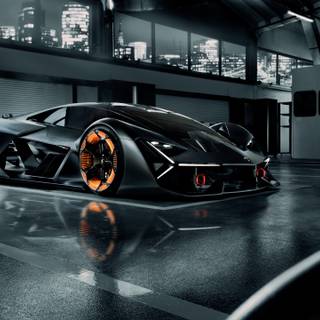 Lamborghini Terzo Millennio Electric Supercar wallpaper