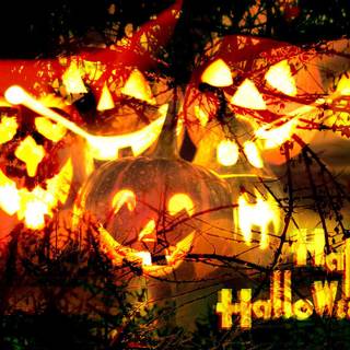 Forest Halloween wallpaper