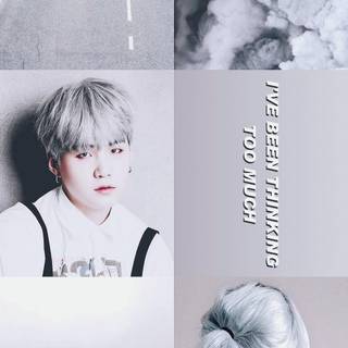 BTS aesthetic black wallpaper