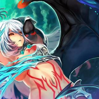 Demon girl anime wallpaper