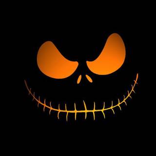 Halloween pumpkin face wallpaper