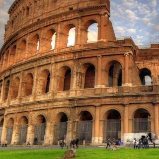 The Roman Colosseum wallpaper