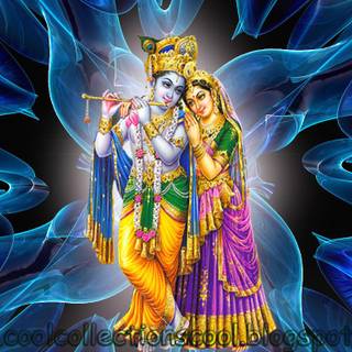 Radha and Krishna love wallpaper