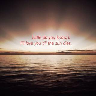 Alex & Sierra Little Do You Know lyrics wallpaper