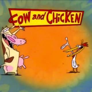 Cow and Chicken wallpaper
