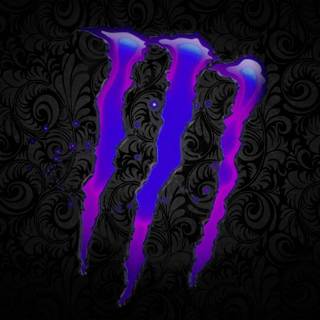 Blue Monster Energy drink wallpaper