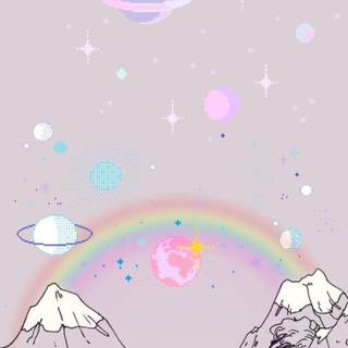 Kawaii anime aesthetic wallpaper