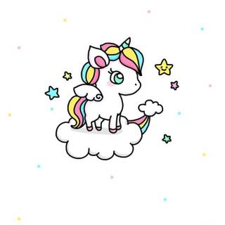 Kawaii Unicorn for iphone wallpaper