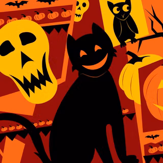 Cute Hello Kitty Halloween wallpaper